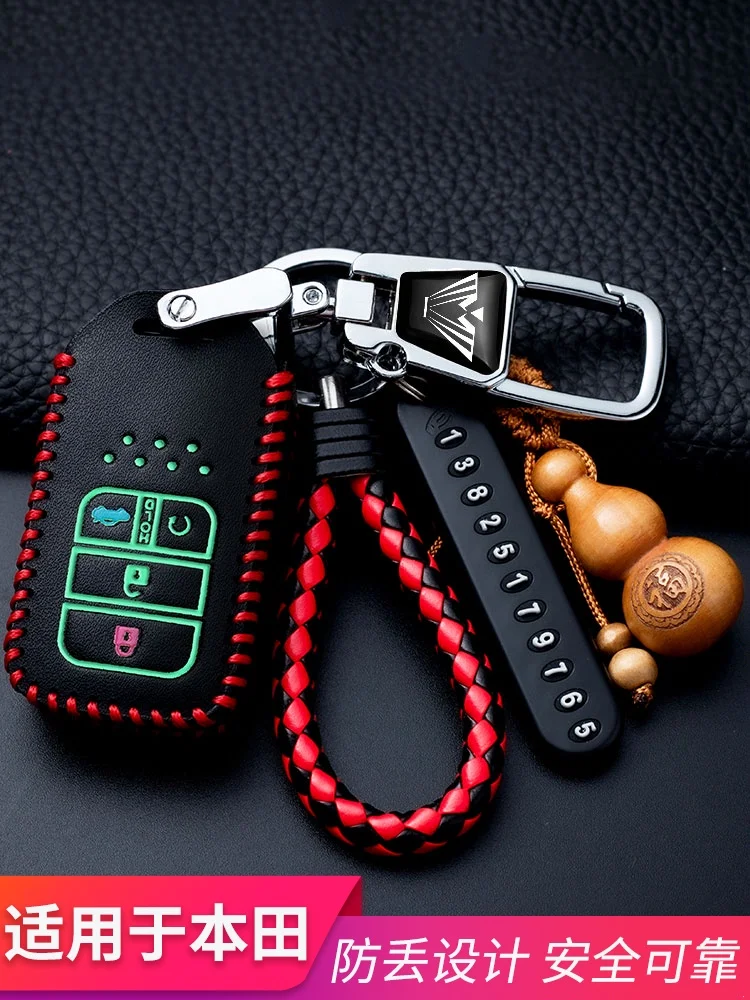 Leather car key case car key bag car keychain for Honda Crider xrv Vezel CRV 10-generation Accord civic Envix Avancier
Leather car key case car key bag car keychain for Honda Crider xrv Vezel CRV 10-generation Accord civic Envix Avancier