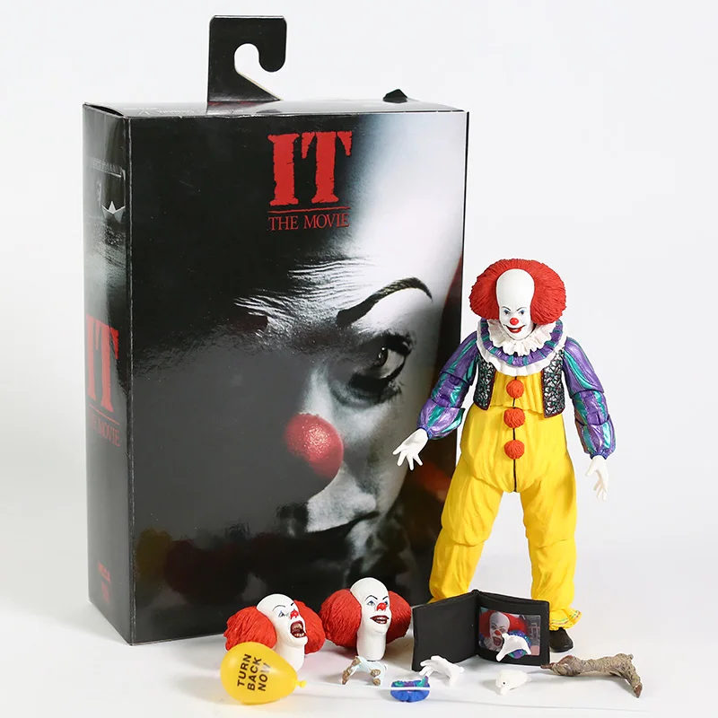 Экшн фигурки NECA Pennywise коллекция фильмов клоуна 1990 7 дюймов|Игровые и трансформеры|