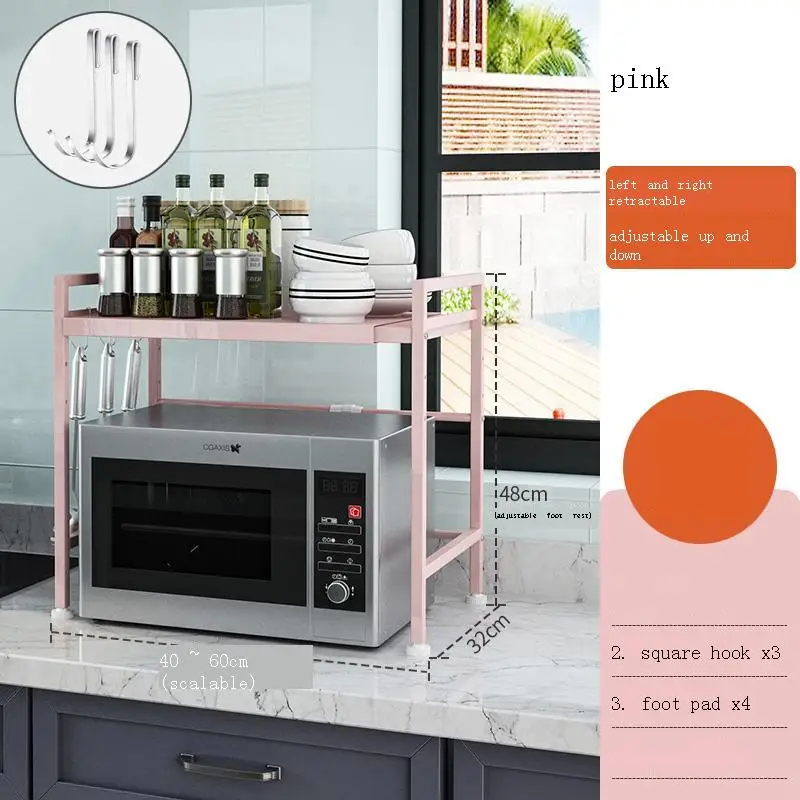 Scolapiatti Accessories Organizer Adjustable Microwave Shelf Cocina Organizador Cozinha Cuisine Kitchen Storage Rack Holder
Scolapiatti Accessories Organizer Adjustable Microwave Shelf Cocina Organizador Cozinha Cuisine Kitchen Storage Rack Holder