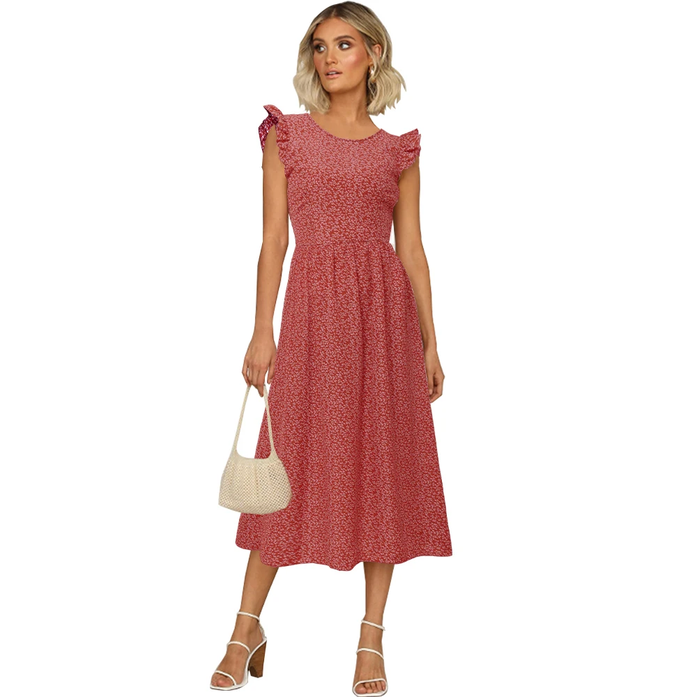2020 New Fashion Women Floral Printed Long Dress Female Spring Boho Casual Vestidos Ladies Summer Elegant Vintage Maxi Dresses
2020 New Fashion Women Floral Printed Long Dress Female Spring Boho Casual Vestidos Ladies Summer Elegant Vintage Maxi Dresses