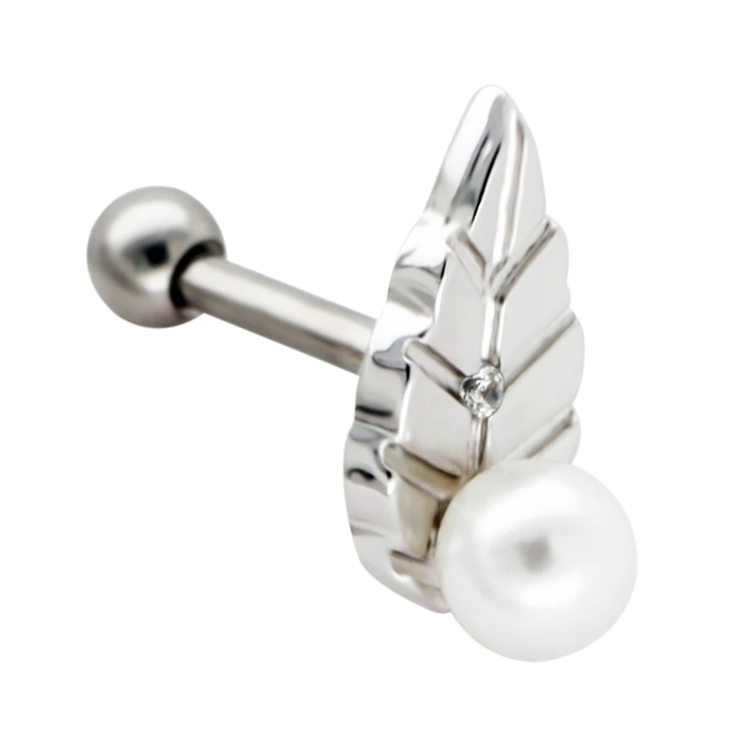 JHJT 16G/1.2mm Cartilage Earring Stud Nail G23 Titanium Leaves Cartilage Ear Stud Piercing Body Jewelry
JHJT 16G/1.2mm Cartilage Earring Stud Nail G23 Titanium Leaves Cartilage Ear Stud Piercing Body Jewelry