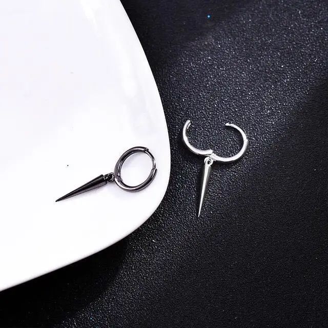 Personality Men Women's Cone Rivet Dangle Earrings Punk Style Cool Earrings Unisex Motorcycle Party Biker Drop Earring Jewelry
Personality Men Women's Cone Rivet Dangle Earrings Punk Style Cool Earrings Unisex Motorcycle Party Biker Drop Earring Jewelry