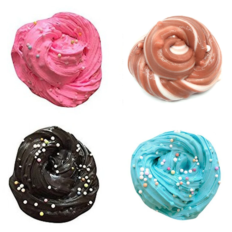 Slice Foam Ball Cloud Slime Fluffy Polymer Anti Stress Charms Cotton Mud Clay Plasticine Kids Finger Toys 60Ml Cotton Mud 
Slice Foam Ball Cloud Slime Fluffy Polymer Anti Stress Charms Cotton Mud Clay Plasticine Kids Finger Toys 60Ml Cotton Mud