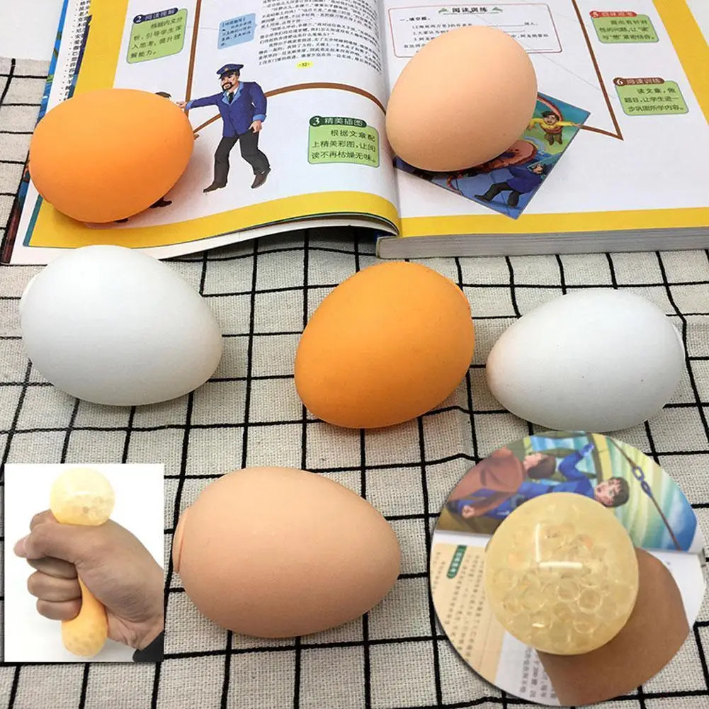 1pcs Simulation Egg Squeeze Toys Novelty Sensory Stress Adult Decompression Tool Appease Children Fidgeting Decompress Vent Toys
1pcs Simulation Egg Squeeze Toys Novelty Sensory Stress Adult Decompression Tool Appease Children Fidgeting Decompress Vent Toys