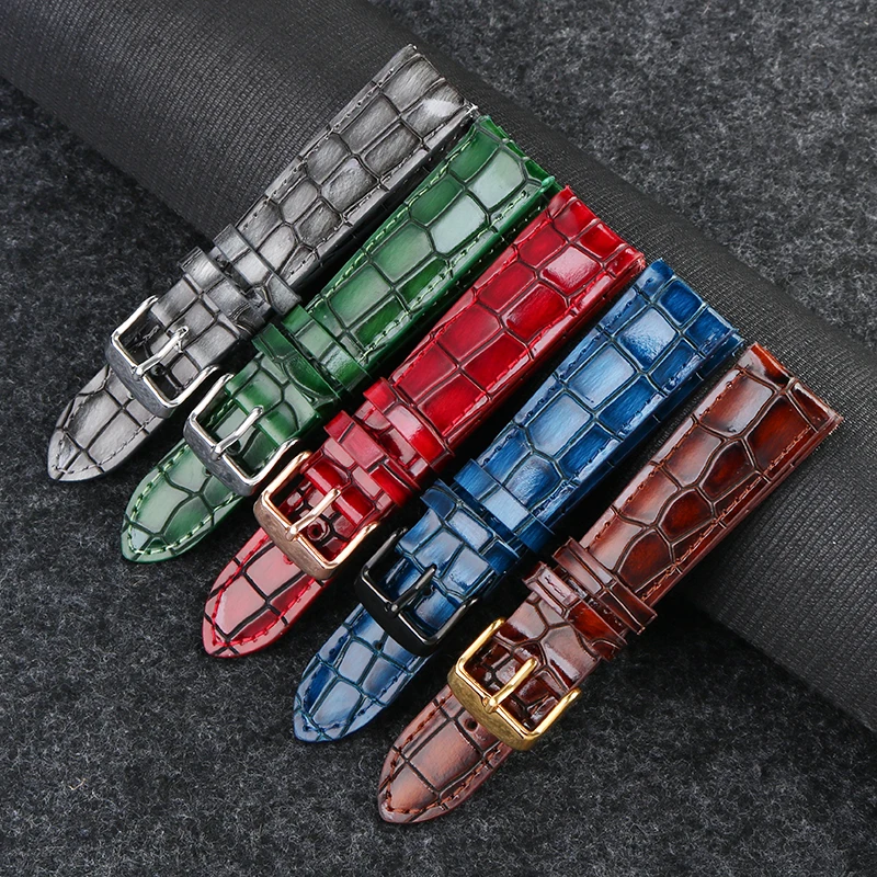 18mm 20mm 22mmMen's Fashion Genuine Leather Watchband Clear Personality Crocodile Texture Ttrap Bracelet Wrist Watchband women
18mm 20mm 22mmMen's Fashion Genuine Leather Watchband Clear Personality Crocodile Texture Ttrap Bracelet Wrist Watchband women