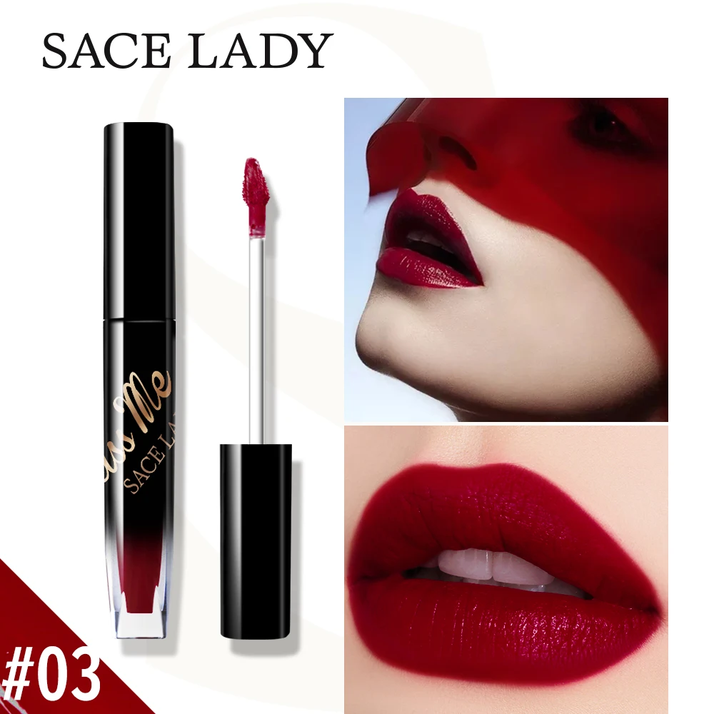 SACE LADY Liquid Lipstick Lip Gloss Matte Make Up Waterproof Lip Stick Long Lasting Moisture 6 Colors Red Lips Liquid Makeup
SACE LADY Liquid Lipstick Lip Gloss Matte Make Up Waterproof Lip Stick Long Lasting Moisture 6 Colors Red Lips Liquid Makeup