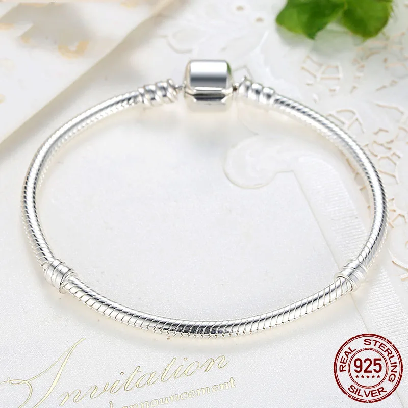 DoDoFly Luxury Original 925 Sterling Silver Fit Snake Chain Bracelet Bangle For Women Authentic Charm Bracelets Jewelry Gift
DoDoFly Luxury Original 925 Sterling Silver Fit Snake Chain Bracelet Bangle For Women Authentic Charm Bracelets Jewelry Gift