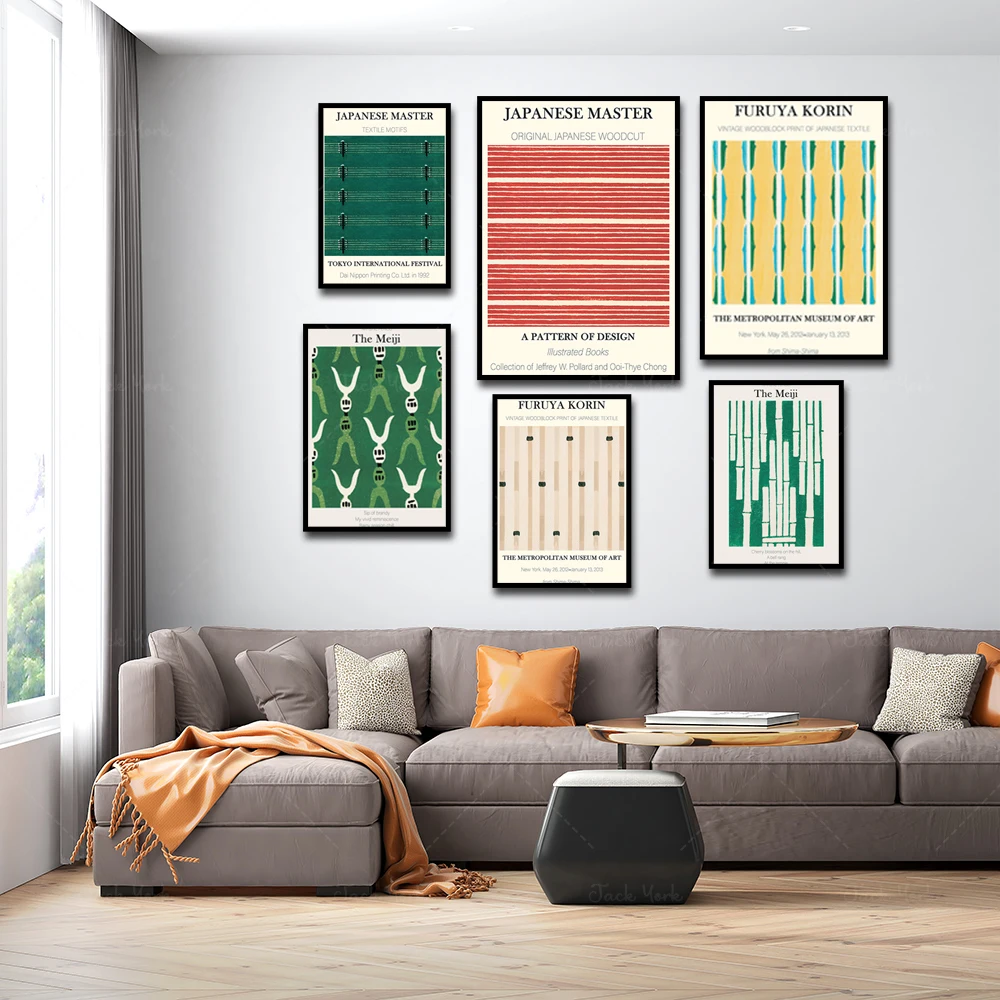 Japanese Furuya Korin Woodblock Print Poster Kimono Pattern Canvas Painting Vintage Minimalist Wall Art Picture Livingroom Decor
Japanese Furuya Korin Woodblock Print Poster Kimono Pattern Canvas Painting Vintage Minimalist Wall Art Picture Livingroom Decor