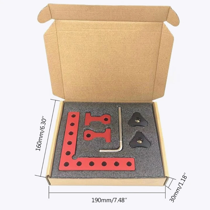 1SET 90 Degree Positioning Squares,90 Degree Right Angle Positioning Ruler Aluminium Alloy L-Type Corner Clamp L Shaped Carpente
1SET 90 Degree Positioning Squares,90 Degree Right Angle Positioning Ruler Aluminium Alloy L-Type Corner Clamp L Shaped Carpente