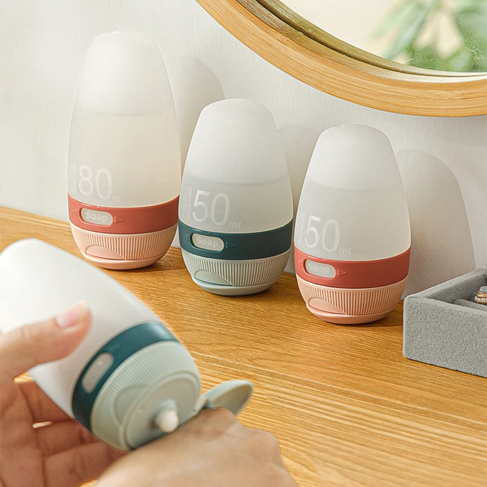 50/80ml Silicone Bottling Portable Leak-Proof Bottle Lotion Shampoo Shower Gel Bottle Empty Refillable Cosmetics Containers
50/80ml Silicone Bottling Portable Leak-Proof Bottle Lotion Shampoo Shower Gel Bottle Empty Refillable Cosmetics Containers