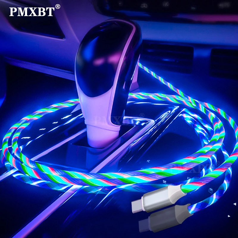 LED Flow Luminous Lighting USB Cable Micro USB Type C Charge Cord For Huawei S9 Xiaomi Mobile Phone Charger Charging Wire Cable
LED Flow Luminous Lighting USB Cable Micro USB Type C Charge Cord For Huawei S9 Xiaomi Mobile Phone Charger Charging Wire Cable