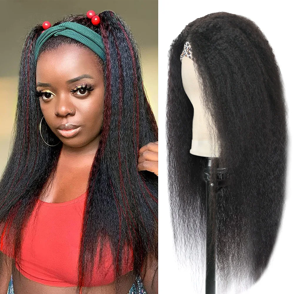 Human Hiar Yaki Straight Headband Wig For Black Women Remy Full Machine Made Headwraps Brazilian Wigs Fast Delivery
Human Hiar Yaki Straight Headband Wig For Black Women Remy Full Machine Made Headwraps Brazilian Wigs Fast Delivery