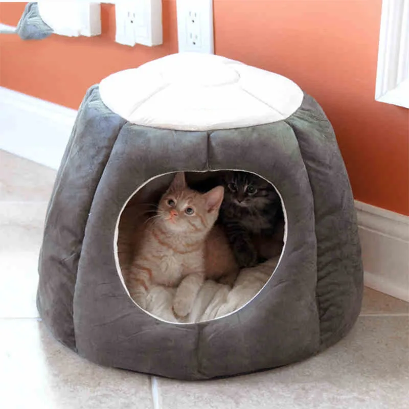 Super Warm Pet Cat Bed Indoor Kitten House soft Small for Cats Puppy Nest Collapsible Cat Cave Cute Sleeping Mats Winter Product 
Super Warm Pet Cat Bed Indoor Kitten House soft Small for Cats Puppy Nest Collapsible Cat Cave Cute Sleeping Mats Winter Product