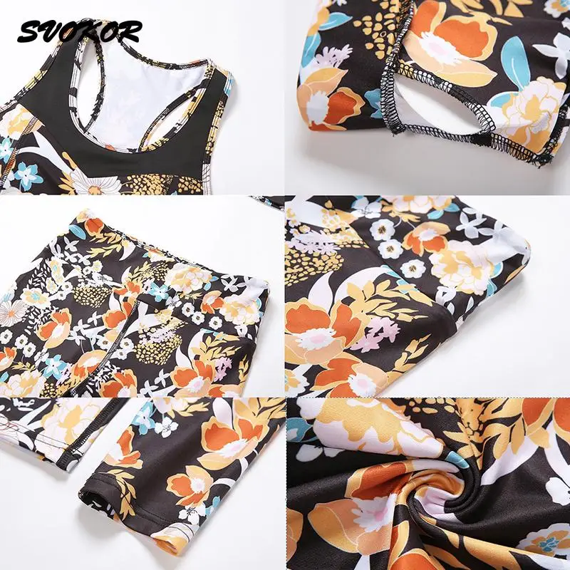 SVOKOR Printing 2Pcs Fitness Sets Seamless Gym Set Stretch Running Sports Suit Workout Crop Top Yoga Set Sports Leggings
SVOKOR Printing 2Pcs Fitness Sets Seamless Gym Set Stretch Running Sports Suit Workout Crop Top Yoga Set Sports Leggings