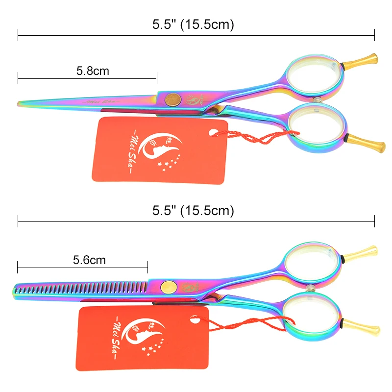 5.5" Meisha Hairdressing Hair Scissors Japanese Steel Salon Barbers Cutting Scissor Thinning Shears Human Hair Scissors A0001A 
5.5" Meisha Hairdressing Hair Scissors Japanese Steel Salon Barbers Cutting Scissor Thinning Shears Human Hair Scissors A0001A