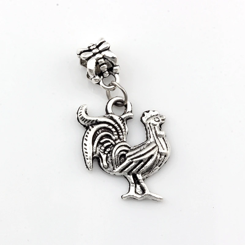 100pcs Tibetan Silver Alloy Rooster Bird Chicken Animal Kitchen Pendant Charm Fits European Bead Bracelets 33.5mm x17mm A583a
100pcs Tibetan Silver Alloy Rooster Bird Chicken Animal Kitchen Pendant Charm Fits European Bead Bracelets 33.5mm x17mm A583a