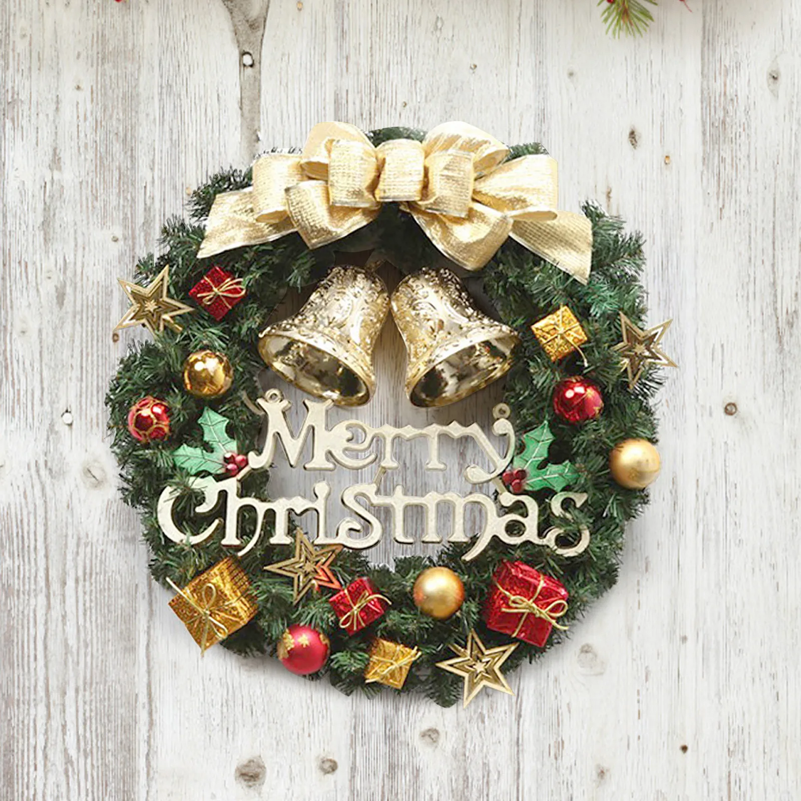 30/40cm Christmas Wreath With Bow Christmas Decoration Door Hanging Rattan Ornament Garland Xmas Decorations For Home
30/40cm Christmas Wreath With Bow Christmas Decoration Door Hanging Rattan Ornament Garland Xmas Decorations For Home