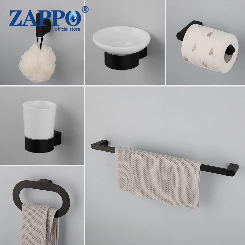 Держатель для зубных щеток и полотенец ZAPPO SUS 304, из нержавеющей стали, матовый, черный, набор аксессуаров для ванной комнаты
Держатель для зубных щеток и полотенец ZAPPO SUS 304, из нержавеющей стали, матовый, черный, набор аксессуаров для ванной комнаты