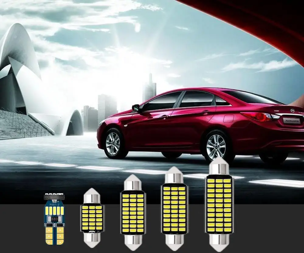 6pcs car reading light white LED T10&31MM For Hyundai Tiburon Tucson Veloster Veracruz Sonata Lantra ix35 iMAX Equus 1990-2019
6pcs car reading light white LED T10&31MM For Hyundai Tiburon Tucson Veloster Veracruz Sonata Lantra ix35 iMAX Equus 1990-2019
