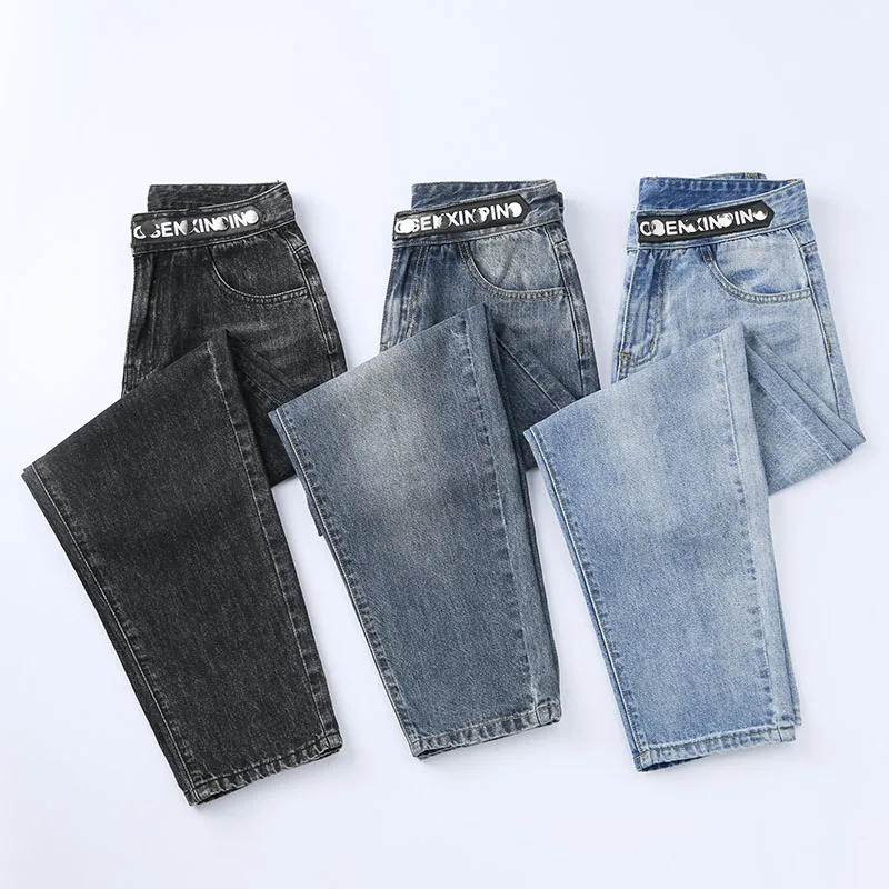 Black Blue Street Style Jeans Large Size Women Soft And Comfertable All-Match Fashion Ladies Jeans Summer 2021 New Cheep Pants
Black Blue Street Style Jeans Large Size Women Soft And Comfertable All-Match Fashion Ladies Jeans Summer 2021 New Cheep Pants