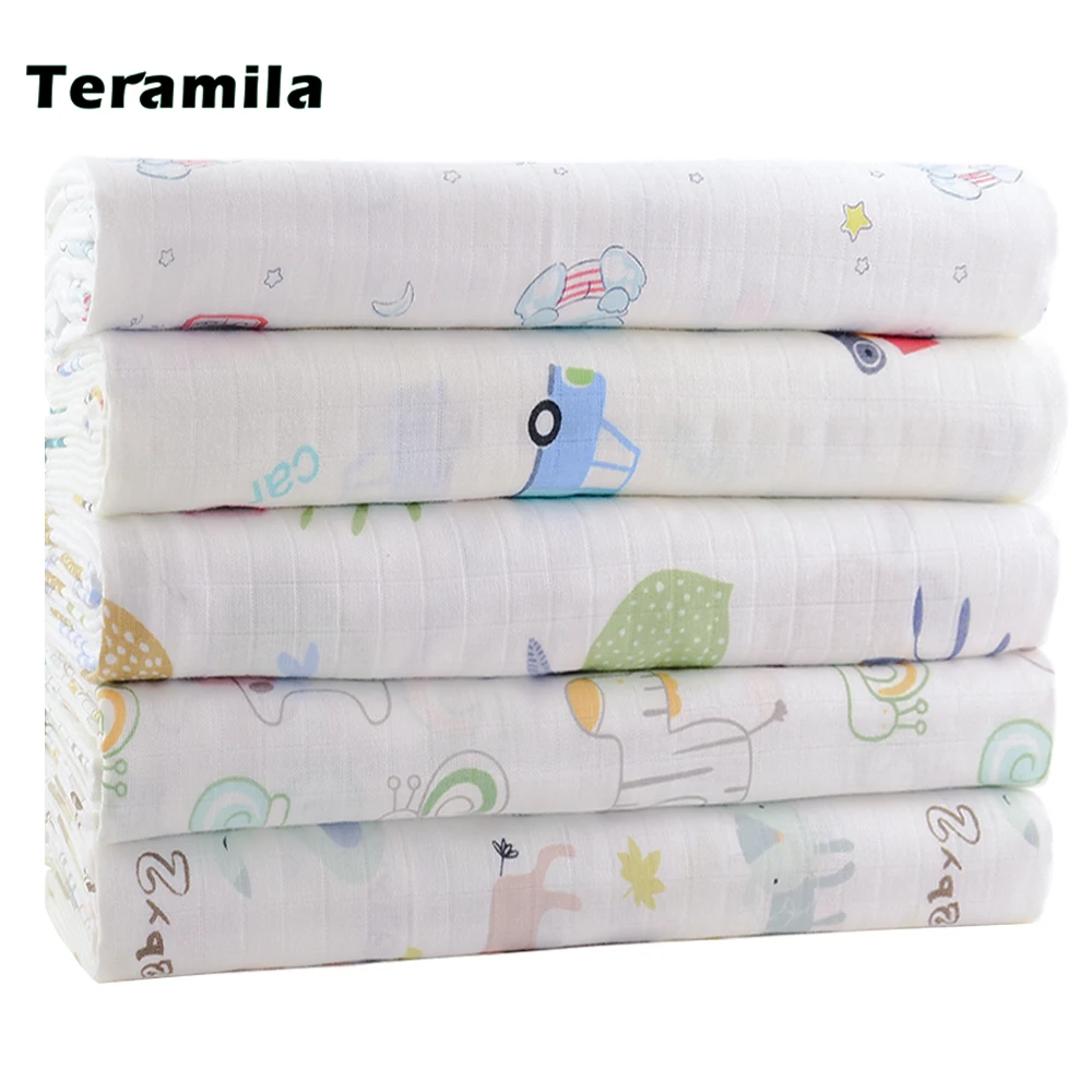Teramila Soft Breathable Double Layer Gauze Fabrics Plaid Print 100% Cotton Cloth for Sewing Baby Dresses Apparel Quilt Per Yard
Teramila Soft Breathable Double Layer Gauze Fabrics Plaid Print 100% Cotton Cloth for Sewing Baby Dresses Apparel Quilt Per Yard