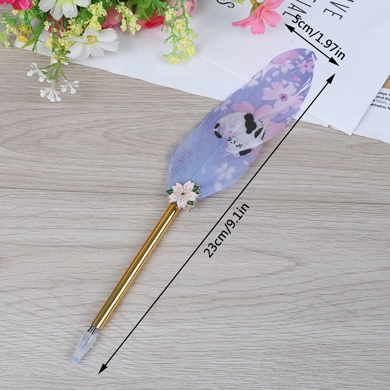 1Pc Romantic Sakura Pens Neutral Pens Kawaii Feather Gel PensFor Kids Gift School Office Supplies Stationery
1Pc Romantic Sakura Pens Neutral Pens Kawaii Feather Gel PensFor Kids Gift School Office Supplies Stationery