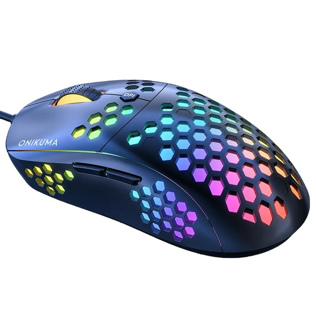RGB Backlight Wired Gaming Mouse For Computer Mouse Lightweight Honeycomb Shell Ergonomic Mice with Cable for PC Desktop
RGB Backlight Wired Gaming Mouse For Computer Mouse Lightweight Honeycomb Shell Ergonomic Mice with Cable for PC Desktop