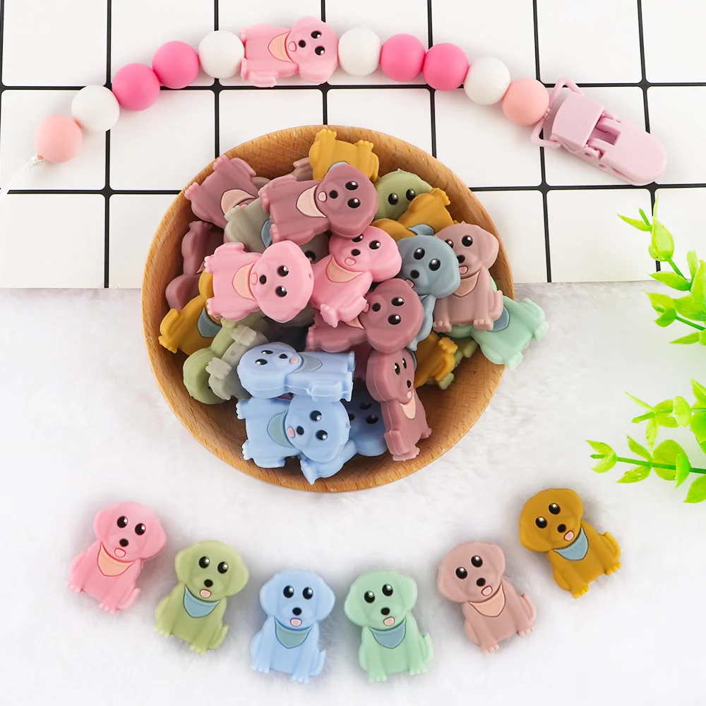 Kovict 5/10pcs Silicone Beads Animal Dog Food Grade Chewable Silicone Pacifier Chain Teething Beads Baby Teethers Toy Baby goods
Kovict 5/10pcs Silicone Beads Animal Dog Food Grade Chewable Silicone Pacifier Chain Teething Beads Baby Teethers Toy Baby goods