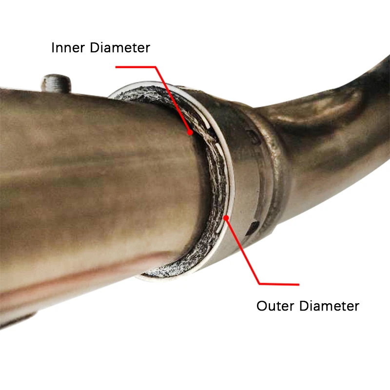 22-55 мм Внутренний 30-60 наружные уплотнения Универсальный Мотоцикл выхлопная труба