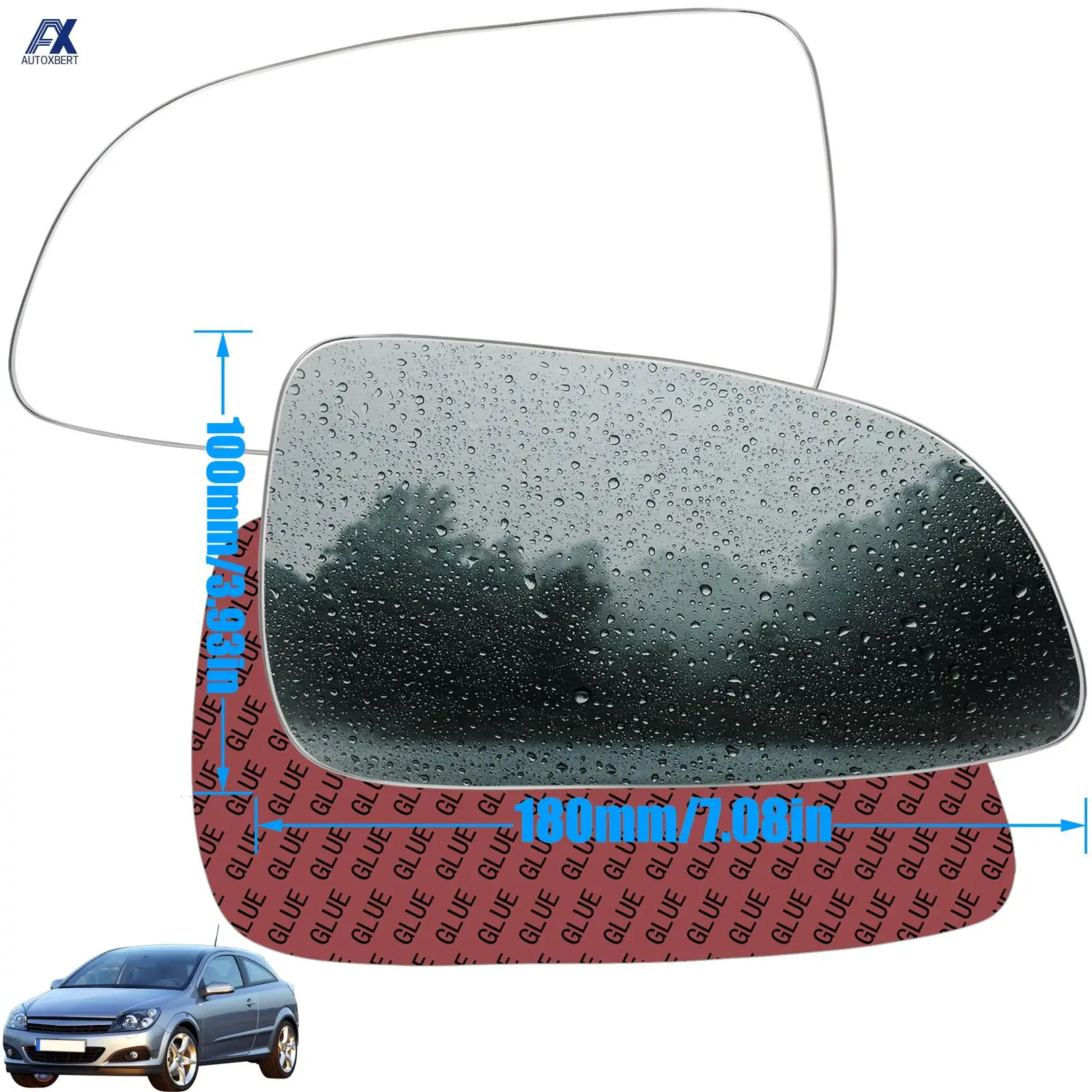 Left Right Hand Door Side Wing Mirror Glass Adhesive For Opel / Vauxhall Astra H Holden Astra AH 2004 - 2009 Convex Rear View
Left Right Hand Door Side Wing Mirror Glass Adhesive For Opel / Vauxhall Astra H Holden Astra AH 2004 - 2009 Convex Rear View
