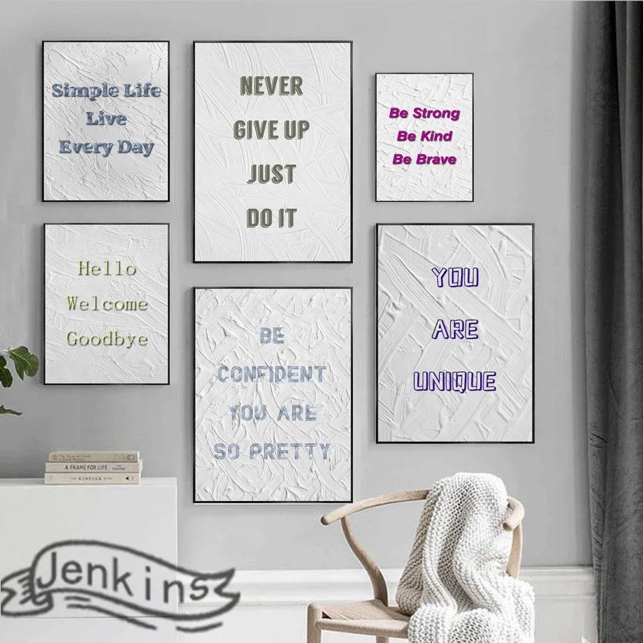 White Pigment Art Letter Be Confident Any Text Cunstom Poster Canvas Painting Modern Wall Art Picture For Living Room Home Decor
White Pigment Art Letter Be Confident Any Text Cunstom Poster Canvas Painting Modern Wall Art Picture For Living Room Home Decor