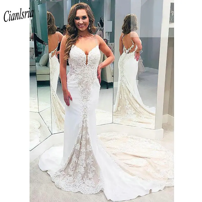 Женское длинное свадебное платье It's yiiya, белое платье на тонких бретельках с открытой спиной и V-образным вырезом без рукавов на лето 2019
Женское длинное свадебное платье It's yiiya, белое платье на тонких бретельках с открытой спиной и V-образным вырезом без рукавов на лето 2019