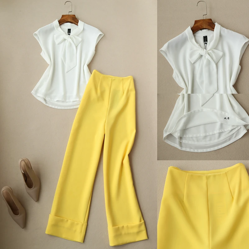 Women's summer new fashion suit ladies temperament chiffon shirt small shirt top +wide leg pants high waist trousers ladies suit
Women's summer new fashion suit ladies temperament chiffon shirt small shirt top +wide leg pants high waist trousers ladies suit