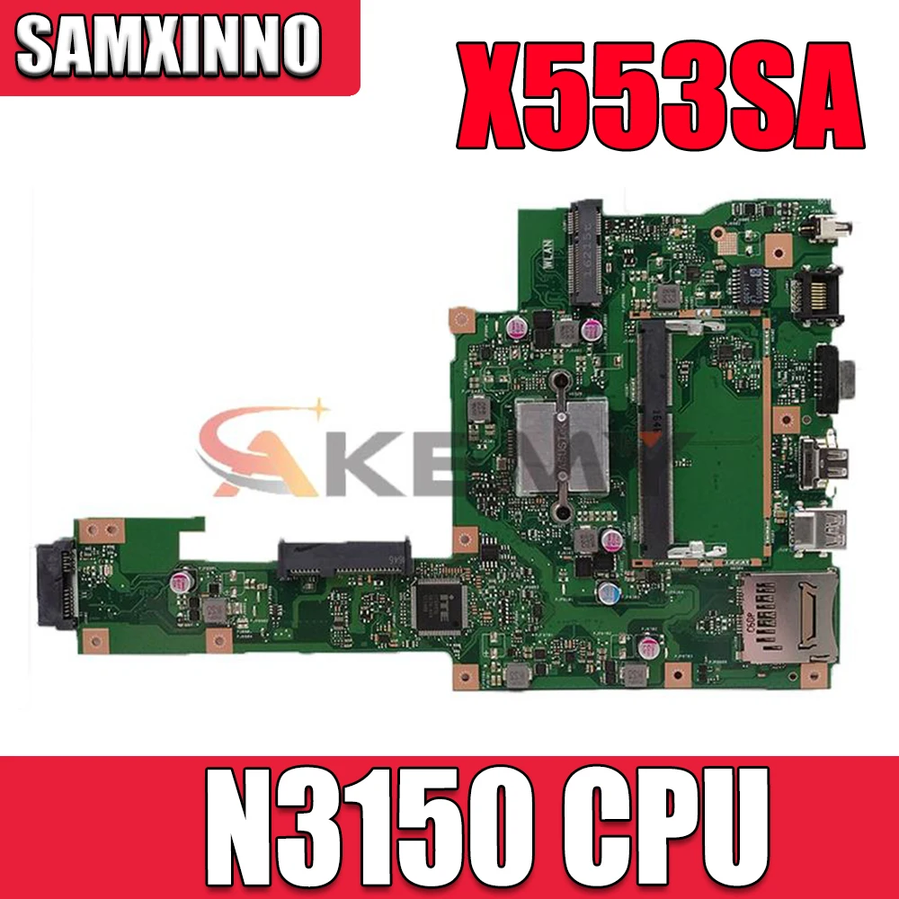 Материнская плата X553SA REV 2,0 с процессором N3150 для ASUS X553S X553SA, материнская плата для ноутбука 90NB0AC0-R01100, протестированная, рабочая, бесплатная до...
Материнская плата X553SA REV 2,0 с процессором N3150 для ASUS X553S X553SA, материнская плата для ноутбука 90NB0AC0-R01100, протестированная, рабочая, бесплатная до...