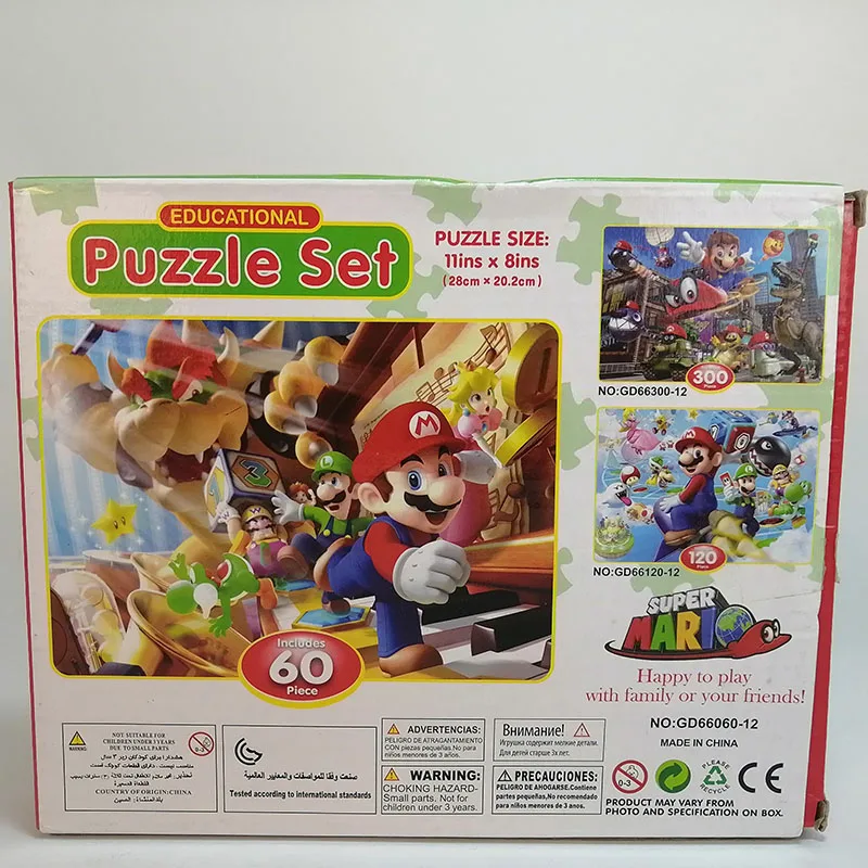 Super Mario Games Mario educational Puzzle Game Family Funny Entertainment Kids Toys Playing Assembly Puzzle birthday gifts
Super Mario Games Mario educational Puzzle Game Family Funny Entertainment Kids Toys Playing Assembly Puzzle birthday gifts