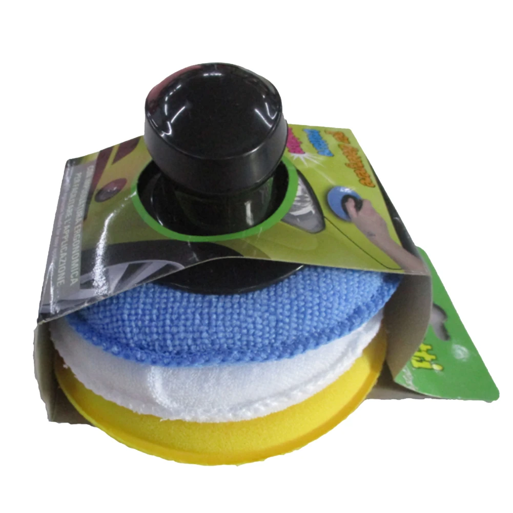 Car Beauty Waxing Sponge Block Round Sponge Pad With Handle Car Plating Crystal Polishing Hand Tool Kit For Car Polisher
Car Beauty Waxing Sponge Block Round Sponge Pad With Handle Car Plating Crystal Polishing Hand Tool Kit For Car Polisher