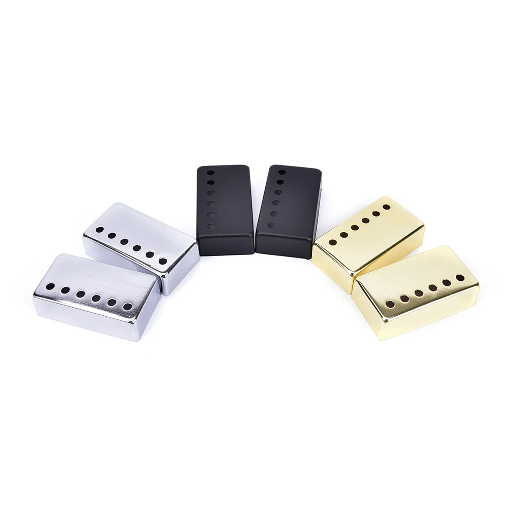 2pcs 50/52mm Silver Black Gold Chrome Metal Humbucker Pickup Cover For LP Style Electric Guitar
2pcs 50/52mm Silver Black Gold Chrome Metal Humbucker Pickup Cover For LP Style Electric Guitar