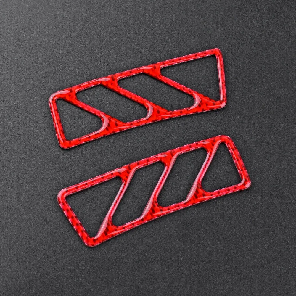 2PCS/set Air Outlet Cover Accessories Dashboard Decoration Real Carbon Fiber Look Red
2PCS/set Air Outlet Cover Accessories Dashboard Decoration Real Carbon Fiber Look Red