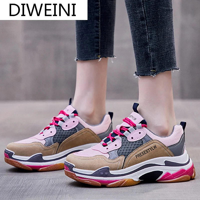 2021 New Fashion Women's Shoes Spring Women's Sneakers Color Matching Lace-up Platform Shoes Comfortable Shallow Casual Shoes
2021 New Fashion Women's Shoes Spring Women's Sneakers Color Matching Lace-up Platform Shoes Comfortable Shallow Casual Shoes