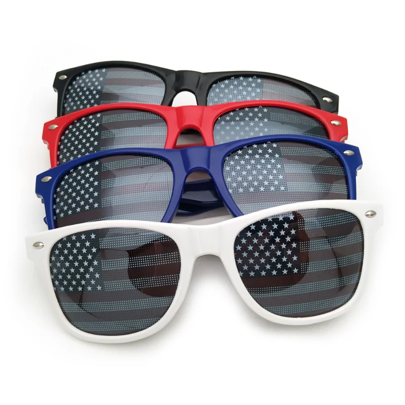 2021 Various personality USA Flag sunglasses Independence Day Eyewear American Promotional Sun Glasses | Аксессуары для одежды