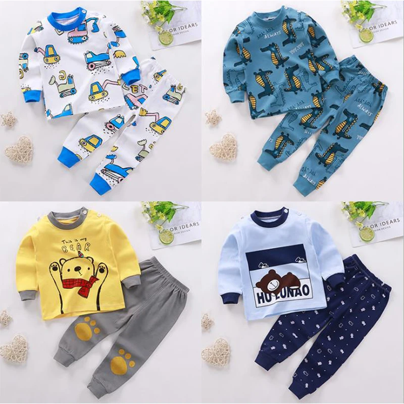 Детский пижамный комплект, Осенний хлопковый костюм с длинными рукавами, детские пижамы, одежда для сна с рисунком животных, одежда для сна, ... 
Детский пижамный комплект, Осенний хлопковый костюм с длинными рукавами, детские пижамы, одежда для сна с рисунком животных, одежда для сна, ...