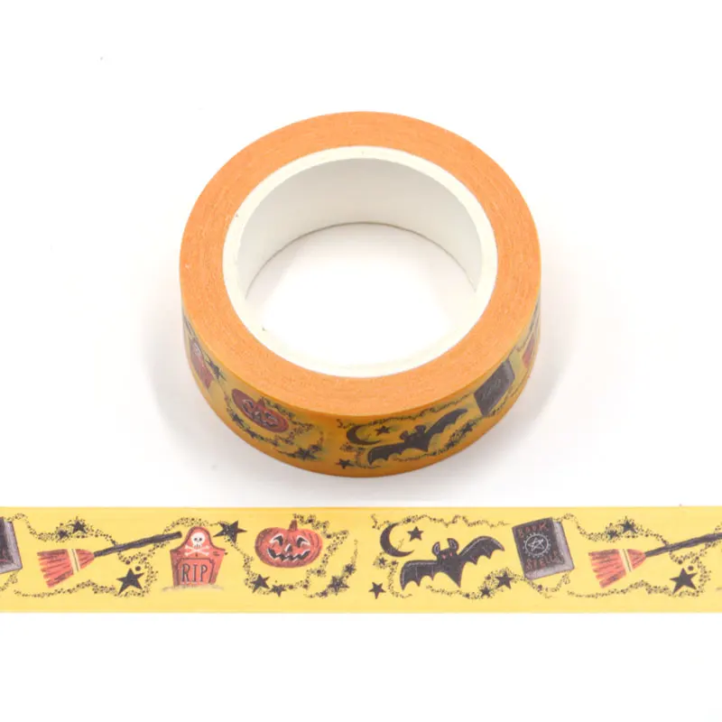 10pcs/lot Decor Pumpkin Halloween Washi Tapes DIY Scrapbooking Stickers Masking Tape Kawaii Papeleria Journaling Supplies 
10pcs/lot Decor Pumpkin Halloween Washi Tapes DIY Scrapbooking Stickers Masking Tape Kawaii Papeleria Journaling Supplies