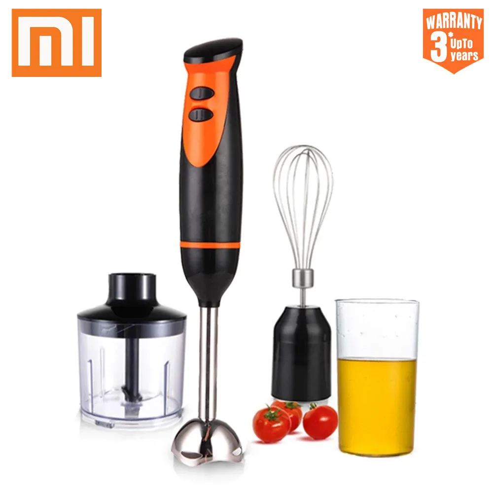 Xiaomi Hand Blender 300W 2-Speed 4-in-1 Immersion Set Electric Kitchen Portable Food Processor mixer juicer | Бытовая техника