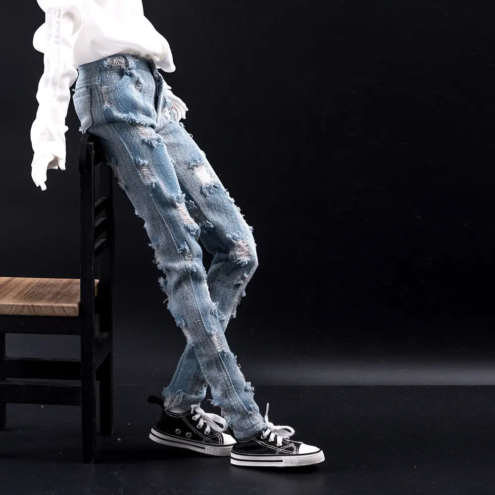 BJD doll clothes fit for 1/3 1/4 SD13 SD17 POPO68 63 size fashion new versatile casual personality base ripped jeans blue men
BJD doll clothes fit for 1/3 1/4 SD13 SD17 POPO68 63 size fashion new versatile casual personality base ripped jeans blue men