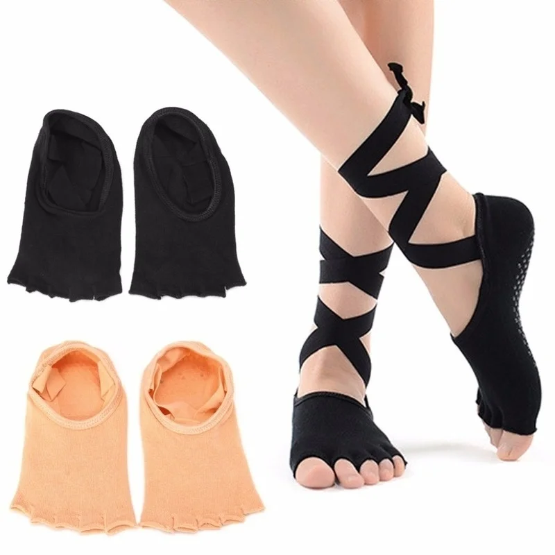1 Pair Women Sport Yoga 5 Toes Socks Exercise Massage Cotton Pilates Anti-slip Sock
1 Pair Women Sport Yoga 5 Toes Socks Exercise Massage Cotton Pilates Anti-slip Sock