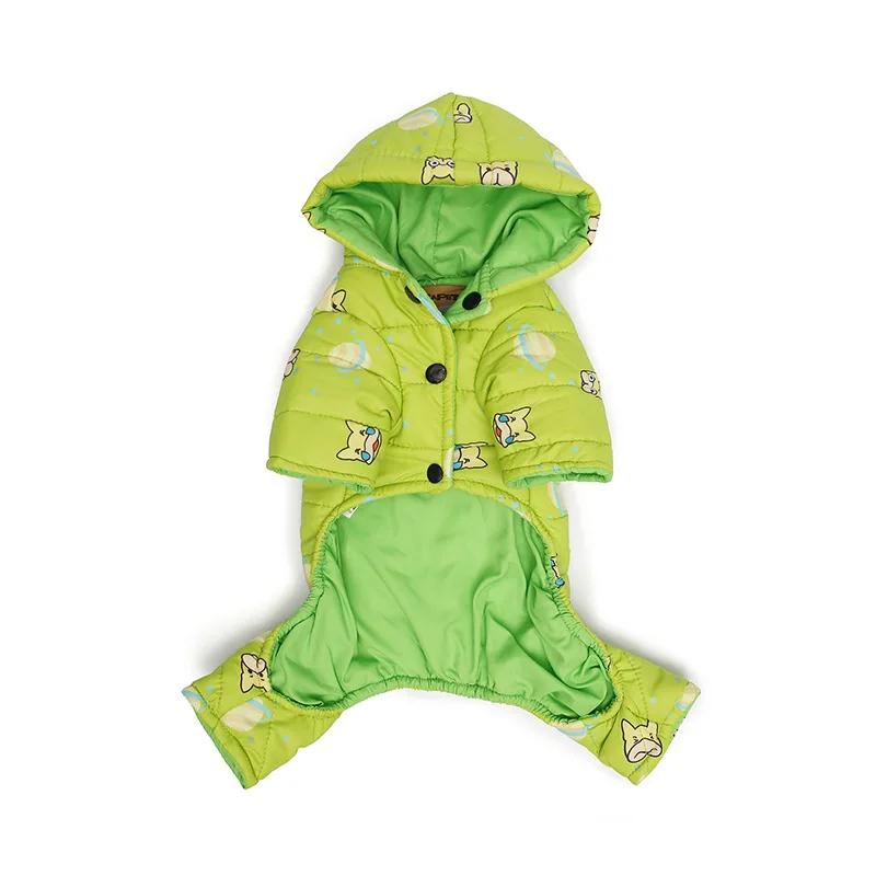 Autumn and winter pet clothes four legged clothes plus cotton small and medium sized cat and dog windproof hat warm cartoon coat
Autumn and winter pet clothes four legged clothes plus cotton small and medium sized cat and dog windproof hat warm cartoon coat