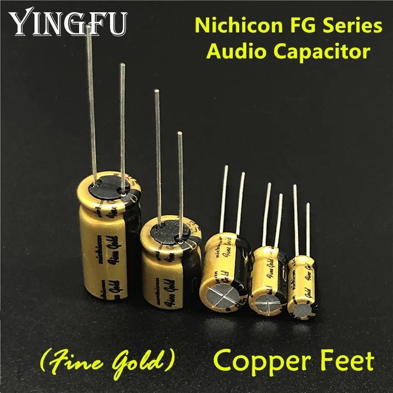 5 шт./лот NICHICON серия FG (золото) 6 3 V ~ 100V/0 1 мкФ 470 доступны Hi Fi аудио конденсатор с