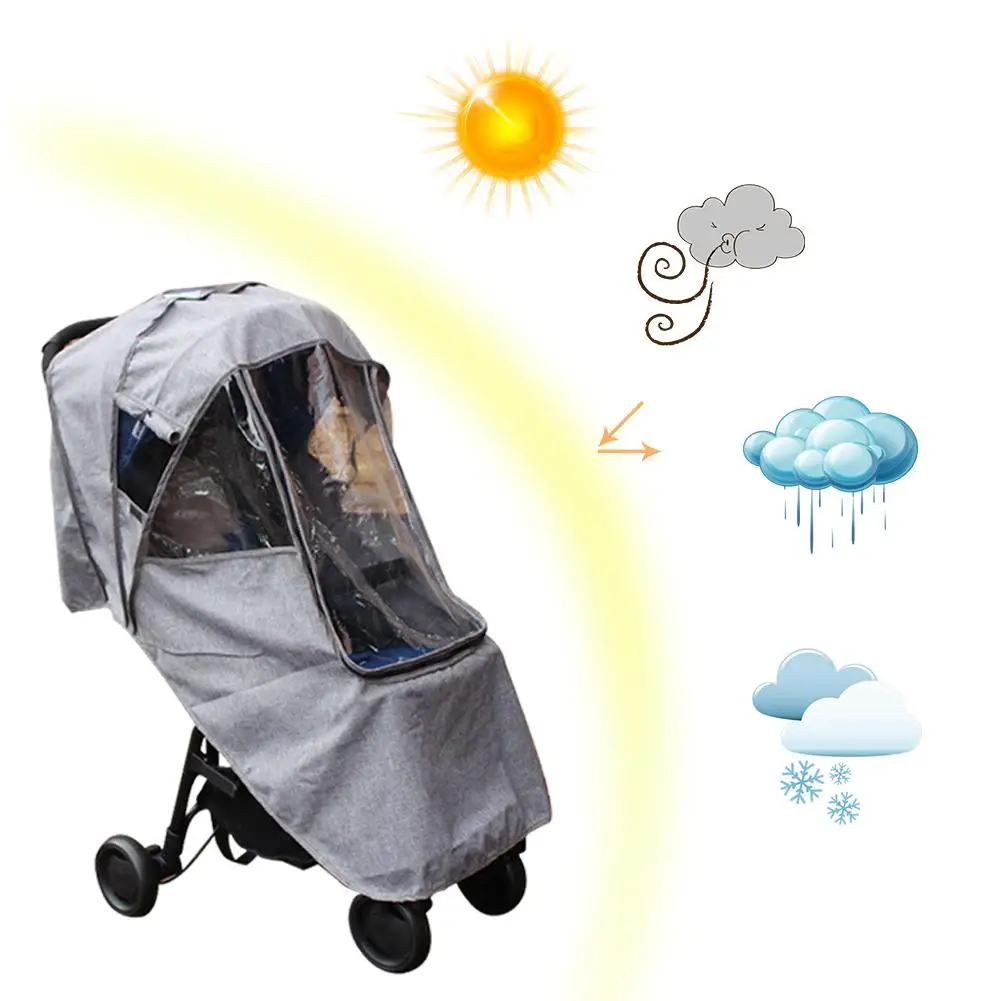 Stroller Accessories Waterproof Rain Cover Transparent Wind Dust Shield Zipper Open Raincoat For Baby Strollers Pushchairs Rain
Stroller Accessories Waterproof Rain Cover Transparent Wind Dust Shield Zipper Open Raincoat For Baby Strollers Pushchairs Rain