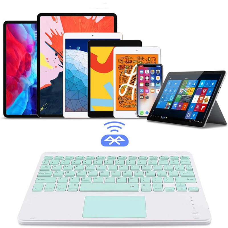 Keyboard With Touchpad Japanese Italian Hebrew French Wireless Bluetooth Tablet Keyboard For Xiaomi For iPad For Android Windows
Keyboard With Touchpad Japanese Italian Hebrew French Wireless Bluetooth Tablet Keyboard For Xiaomi For iPad For Android Windows