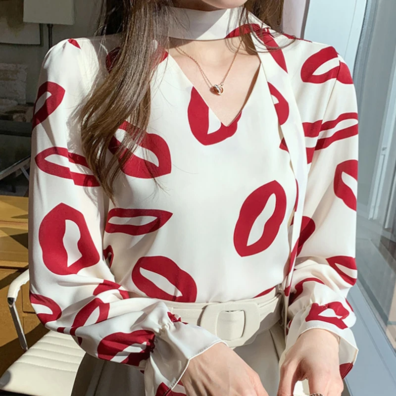 Blusas Mujer De Moda 2021 V-Neck Print Chiffon Blouse Long Sleeve Shirt Women Fashion Ladies Tops Woman Clothes Chemise Femme
Blusas Mujer De Moda 2021 V-Neck Print Chiffon Blouse Long Sleeve Shirt Women Fashion Ladies Tops Woman Clothes Chemise Femme